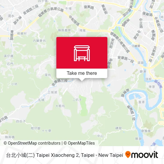 台北小城(二) Taipei Xiaocheng 2地圖