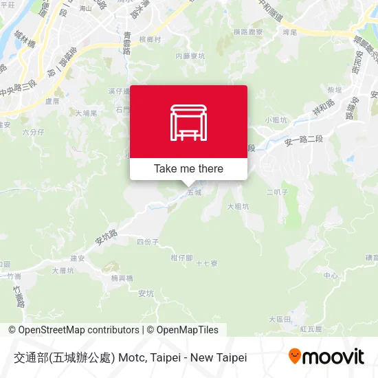 交通部(五城辦公處) Motc map