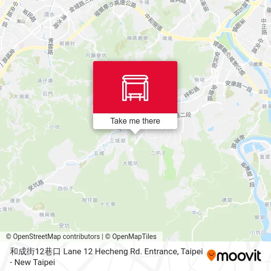 和成街12巷口 Lane 12 Hecheng Rd. Entrance地圖