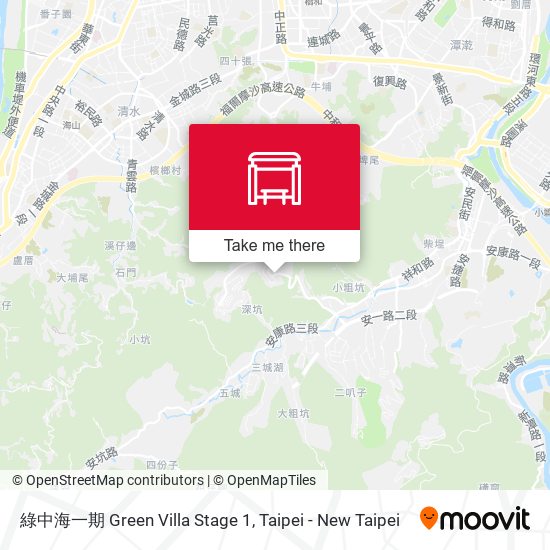 綠中海一期 Green Villa Stage 1 map