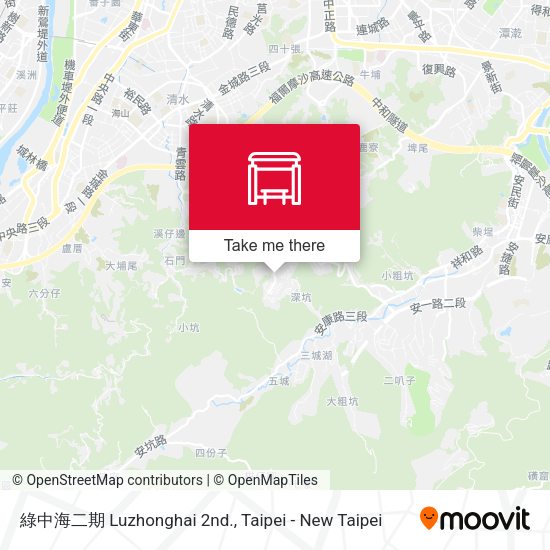綠中海二期 Luzhonghai 2nd. map
