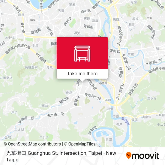 光華街口 Guanghua St. Intersection map