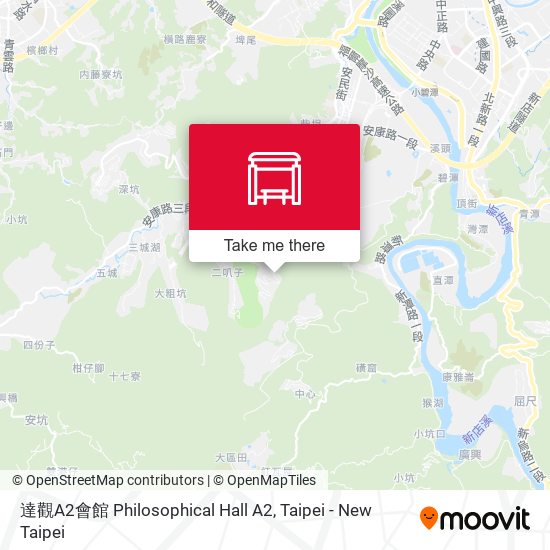 達觀A2會館 Philosophical Hall A2地圖