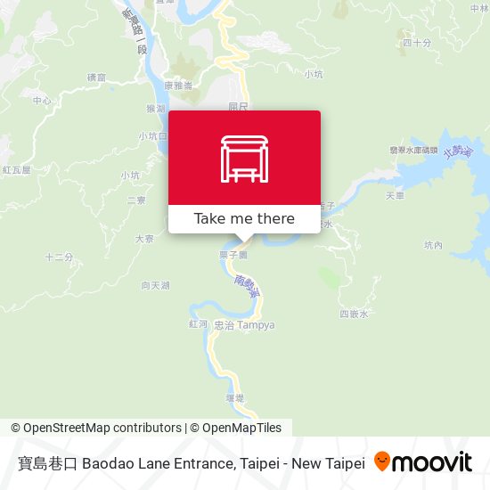 寶島巷口 Baodao Lane Entrance map