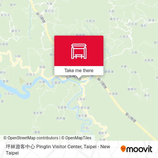 坪林遊客中心 Pinglin Visitor Center map