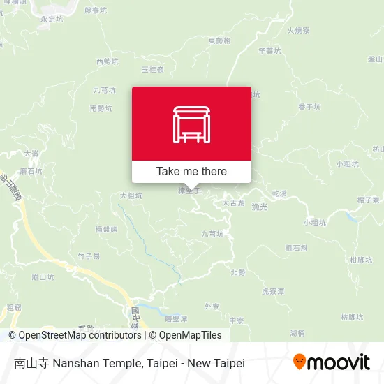 南山寺 Nanshan Temple map