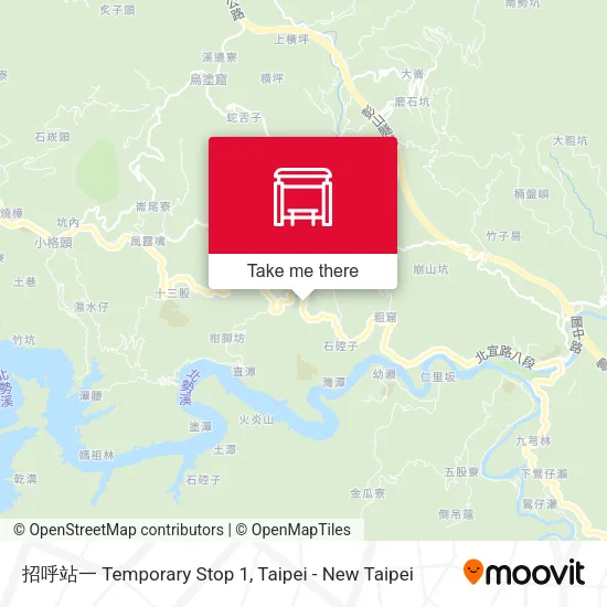 招呼站一 Temporary Stop 1 map