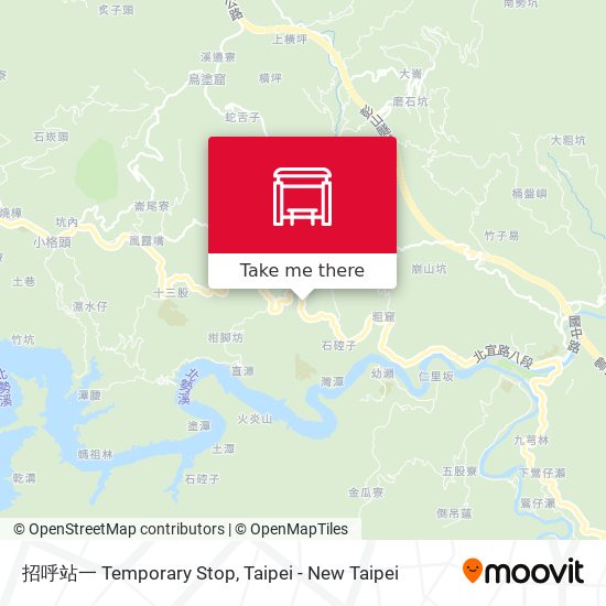 招呼站一 Temporary Stop map