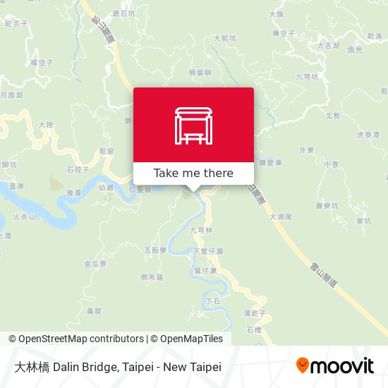 大林橋 Dalin Bridge map