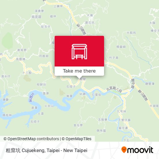 粗窟坑 Cujuekeng map