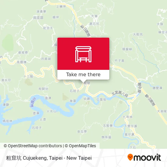 粗窟坑 Cujuekeng map