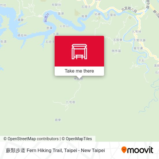 蕨類步道 Fern Hiking Trail map