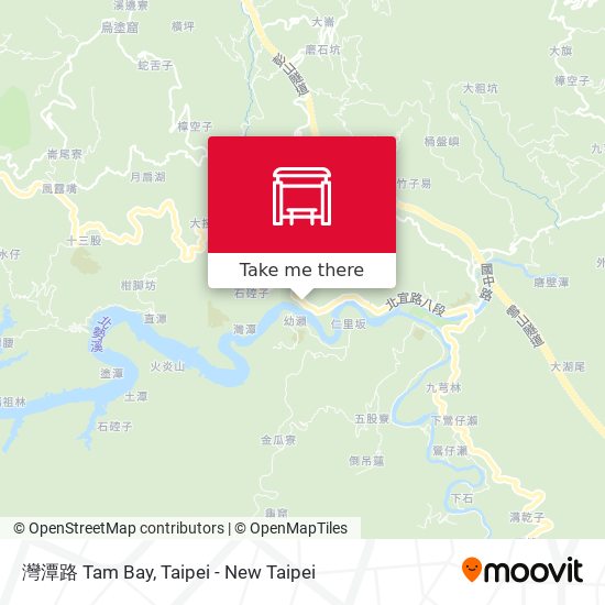 灣潭路 Tam Bay地圖