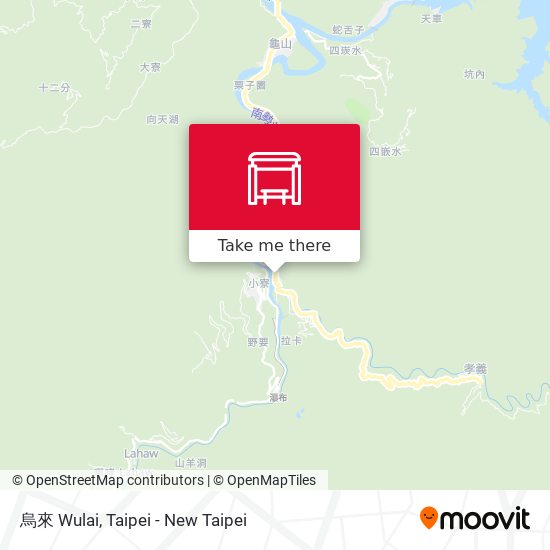 烏來 Wulai map