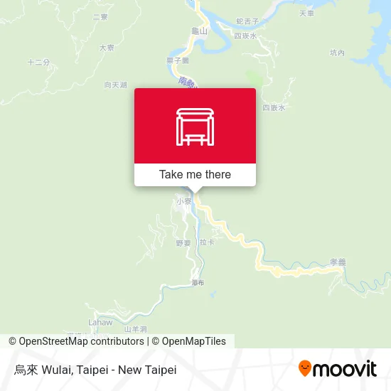 烏來 Wulai map