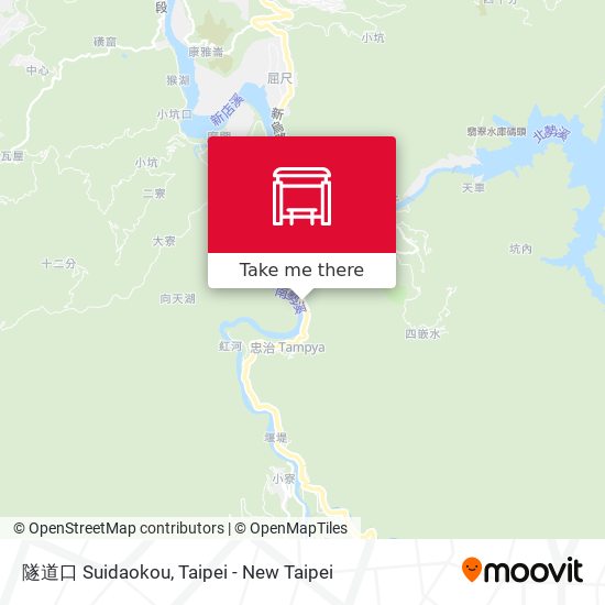 隧道口 Suidaokou map