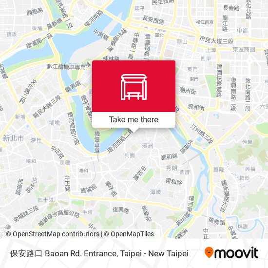 保安路口 Baoan Rd. Entrance map