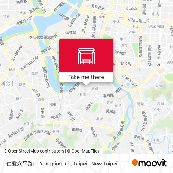 仁愛永平路口 Yongping Rd. map