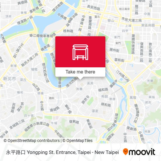 永平路口 Yongping St. Entrance map