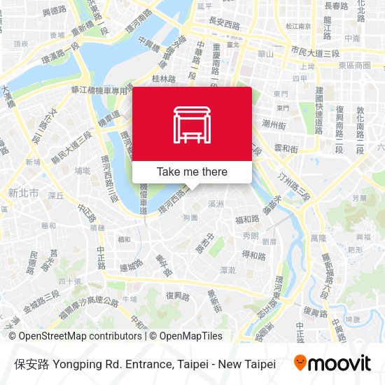 保安路 Yongping Rd. Entrance map