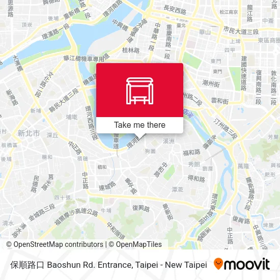 保順路口 Baoshun Rd. Entrance map