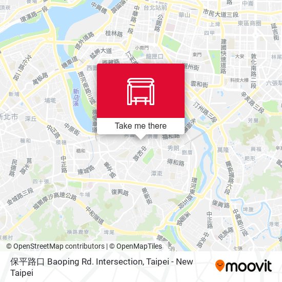 保平路口 Baoping Rd. Intersection map