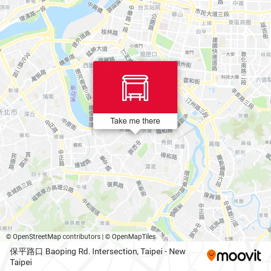 保平路口 Baoping Rd. Intersection map