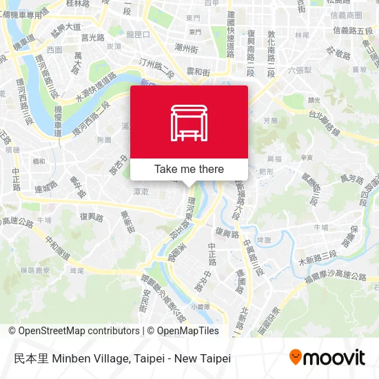 民本里 Minben Village map