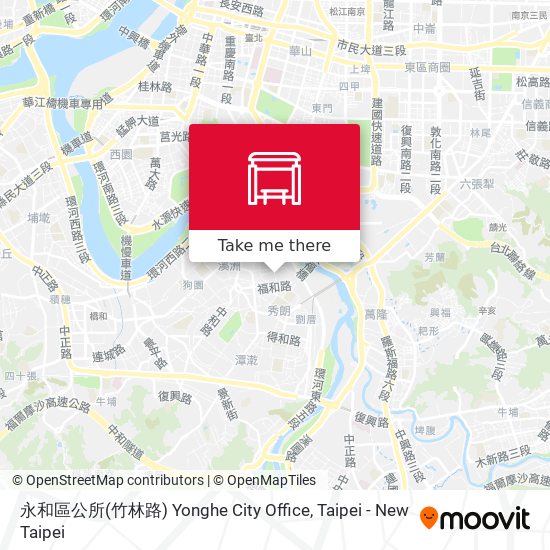 永和區公所(竹林路) Yonghe City Office地圖