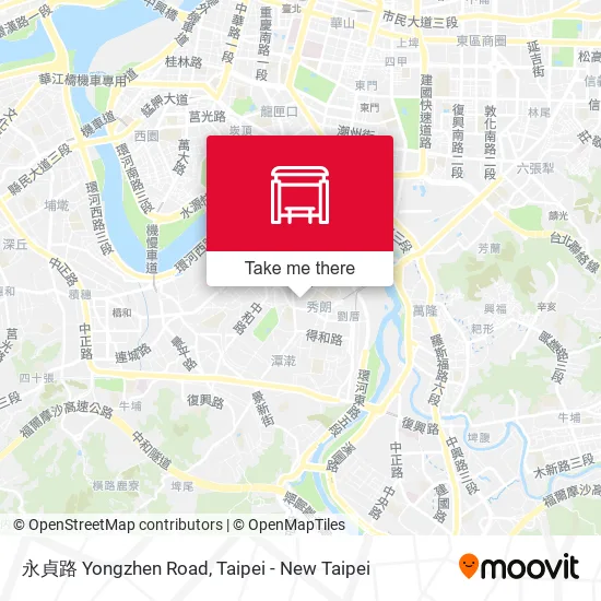 永貞路 Yongzhen Road map