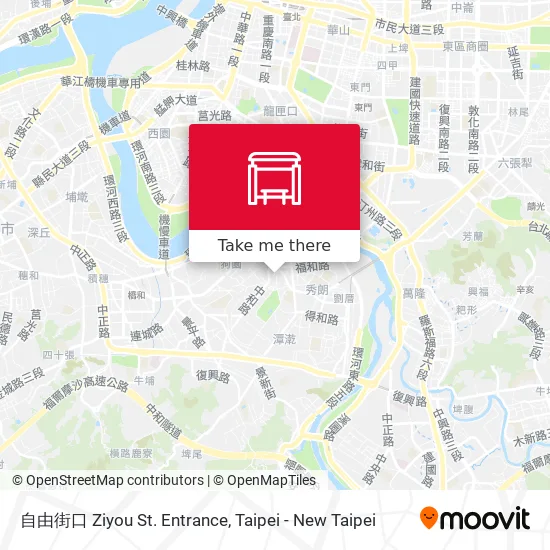 自由街口 Ziyou St. Entrance map