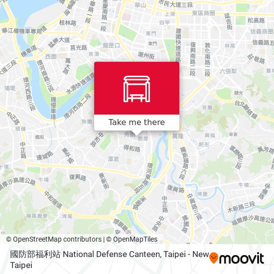 國防部福利站 National Defense Canteen map