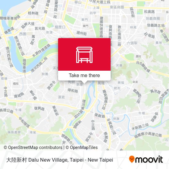 大陸新村 Dalu New Village map