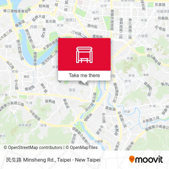 民生路 Minsheng Rd. map