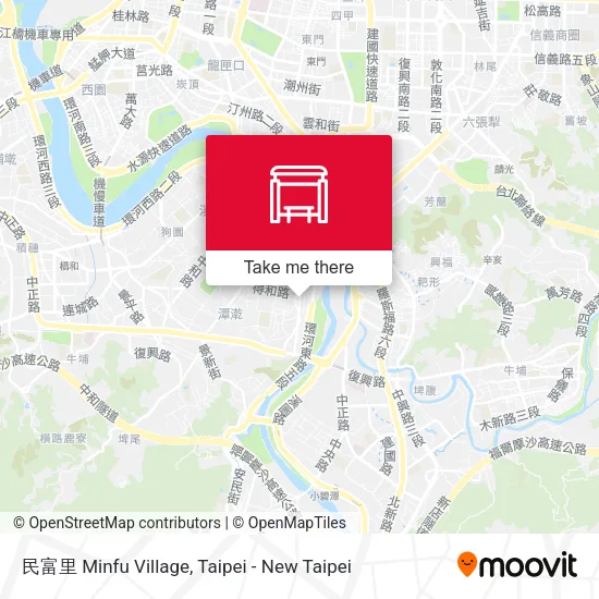 民富里 Minfu Village map