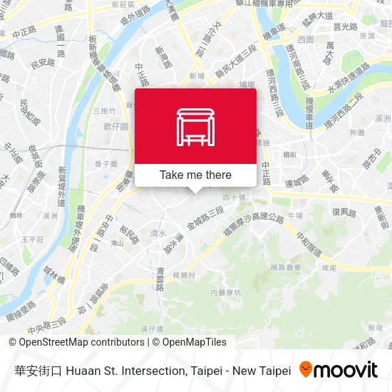 華安街口 Huaan St. Intersection map