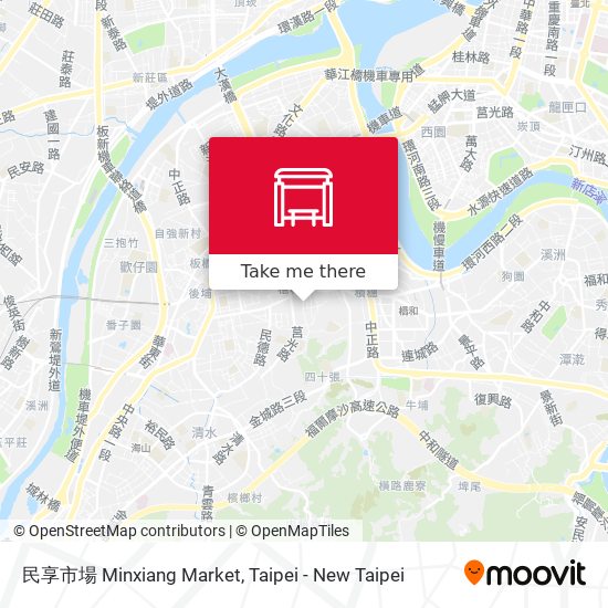 民享市場 Minxiang Market map