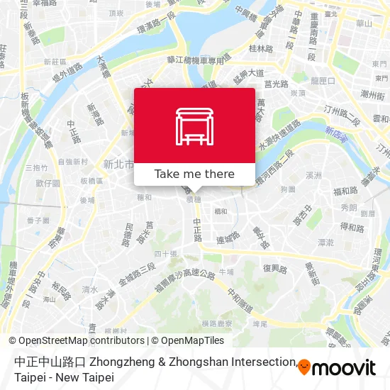 中正中山路口 Zhongzheng & Zhongshan Intersection地圖