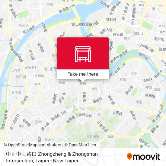 中正中山路口 Zhongzheng & Zhongshan Intersection map