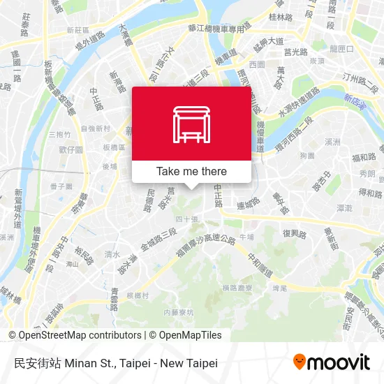 民安街站 Minan St. map