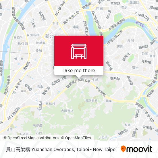 員山高架橋 Yuanshan Overpass地圖