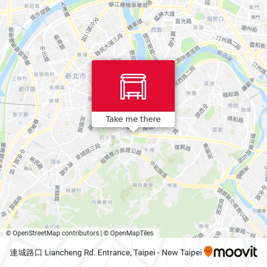 連城路口 Liancheng Rd. Entrance map