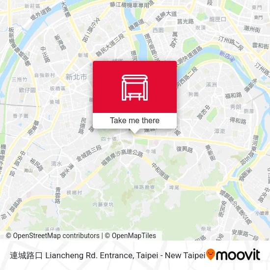 連城路口 Liancheng Rd. Entrance map