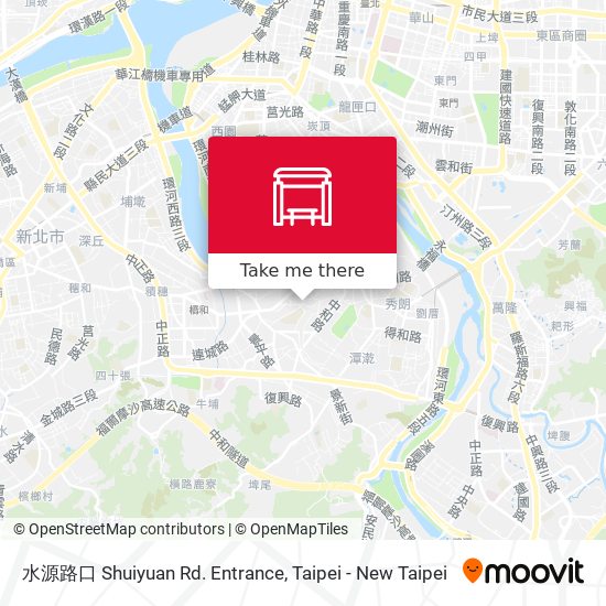 水源路口 Shuiyuan Rd. Entrance地圖