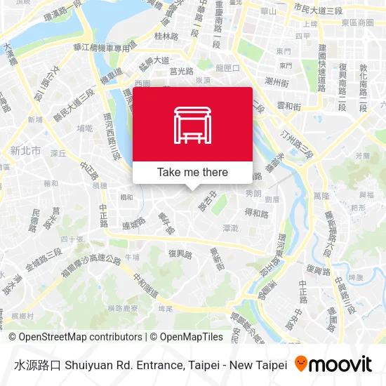 水源路口 Shuiyuan Rd. Entrance map