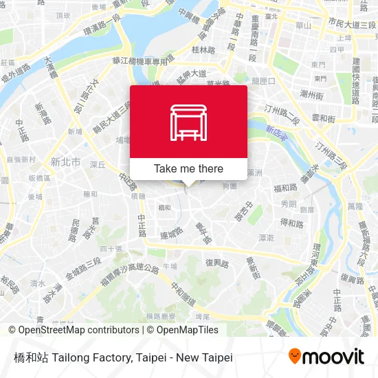 橋和站 Tailong Factory map