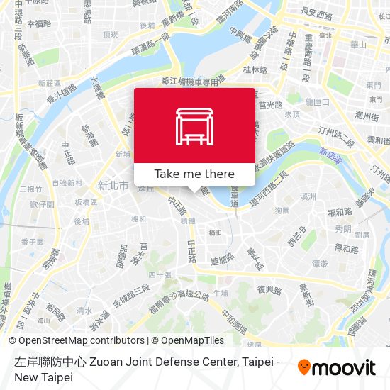 左岸聯防中心 Zuoan Joint Defense Center map
