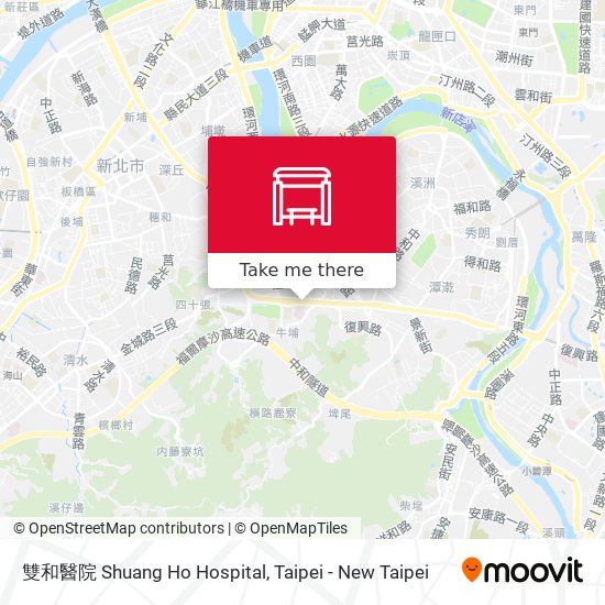 雙和醫院 Shuang Ho Hospital map