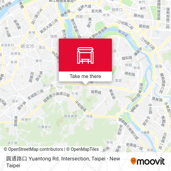 圓通路口 Yuantong Rd. Intersection地圖