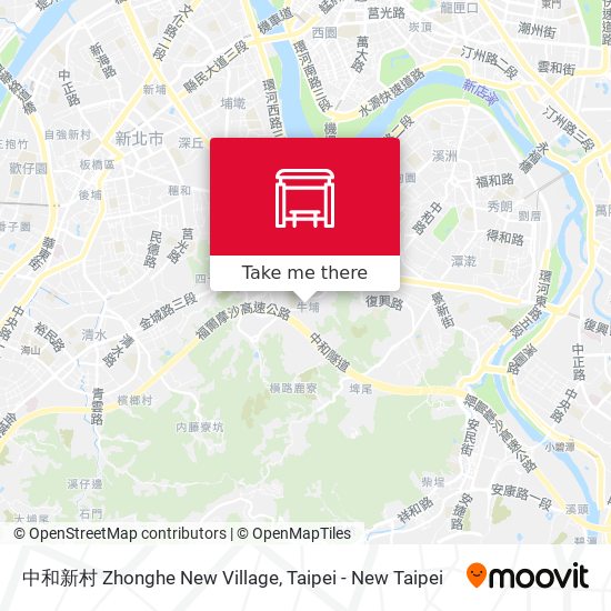 中和新村 Zhonghe New Village地圖